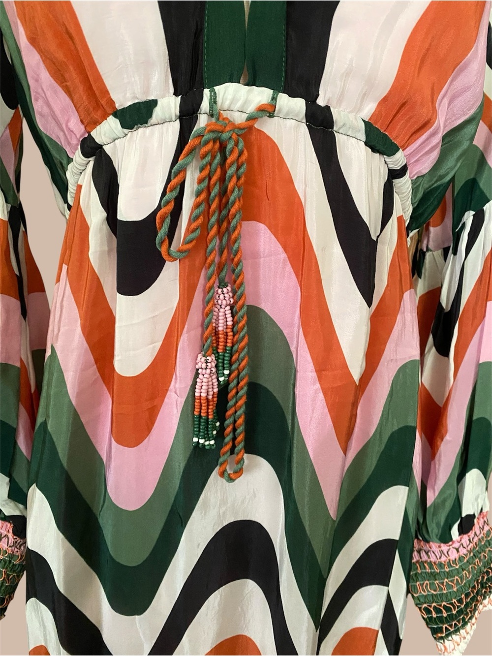FARM Rio Wave Gradient Maxi Dress Size Small - Picture 9 of 14